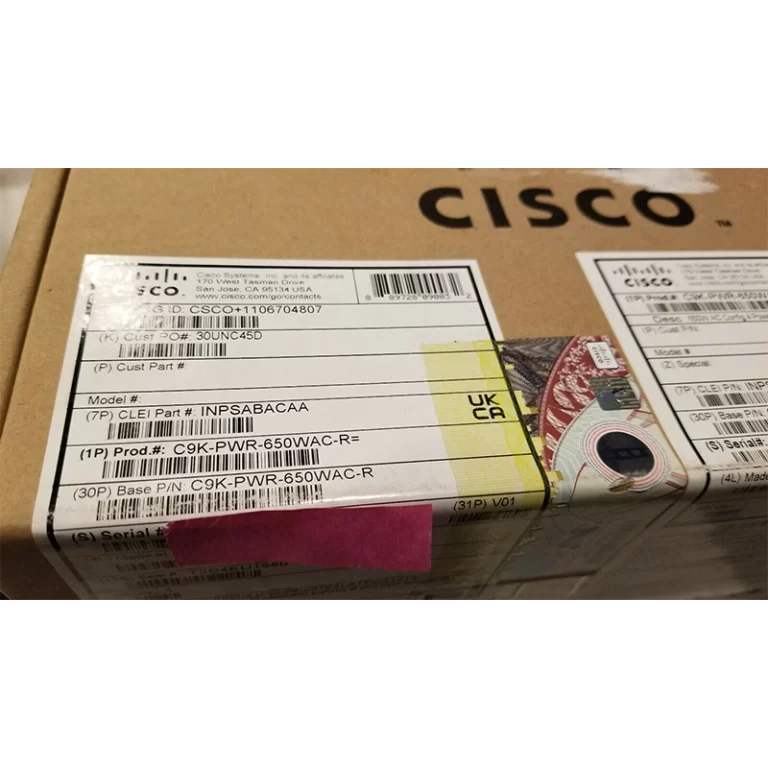 پاور سوئیچ سیسکو مدل C9K-PWR-650WAC-R