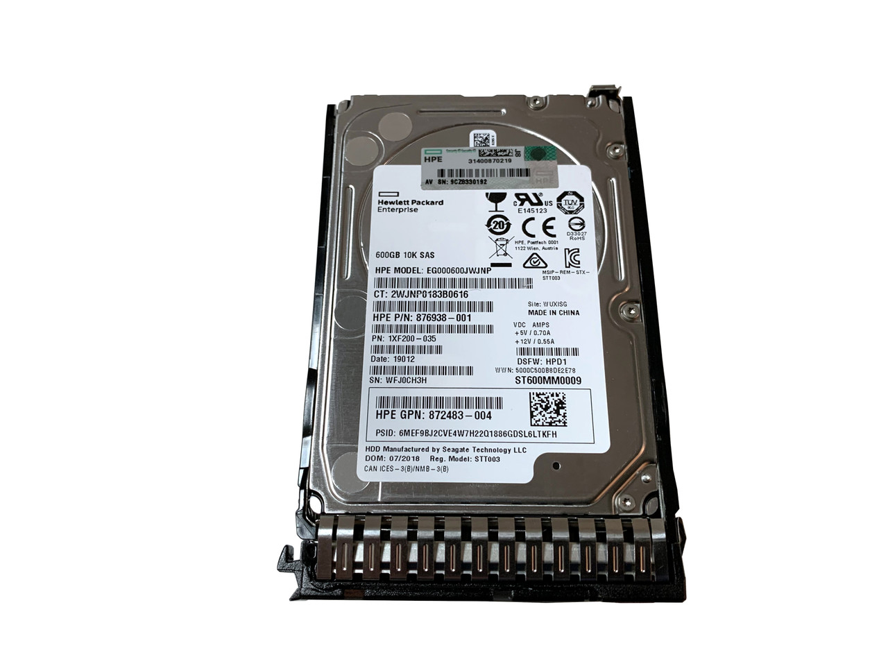 هارد سرور HP 600GB 12G DS 10K هارد سرور HP 600GB 12G DS 10K