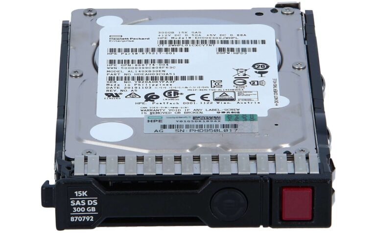 هارد سرور HPE 300GB SAS 15K SFF SC MV HDD